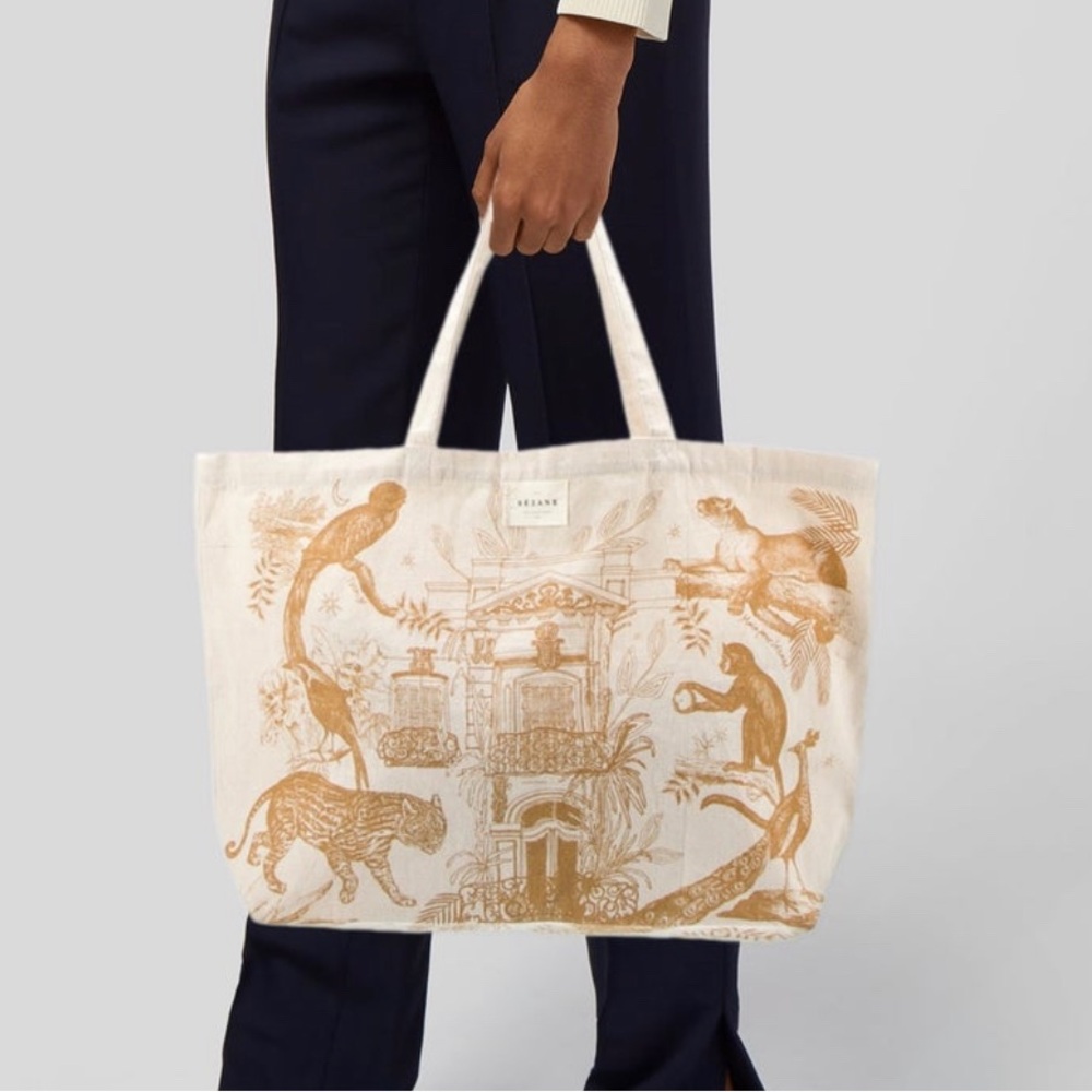 NWOT Sézane La Maille Limited Edition Jungalow Tote